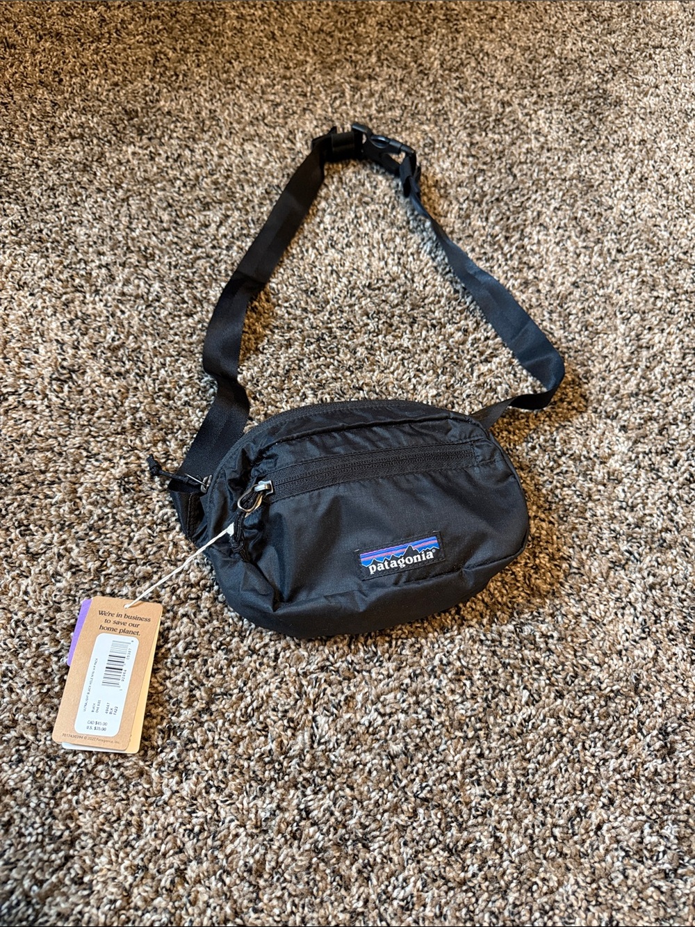 Patagonia Black Crossbody Belt Pack